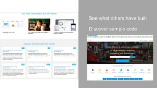 See what others have built
Discover sample code
 