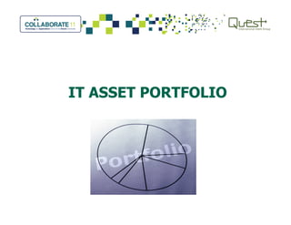 IT ASSET PORTFOLIO
 