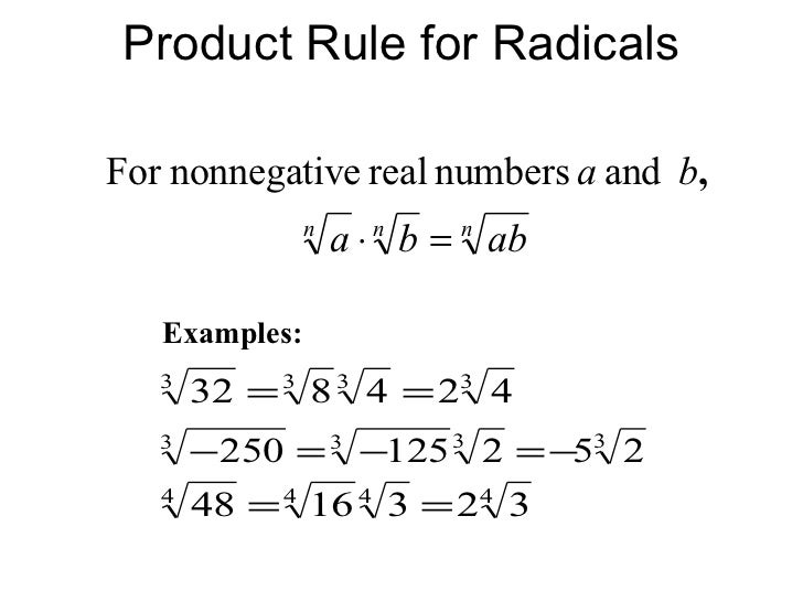 Simplifying radical expressions, rational exponents, radical equations