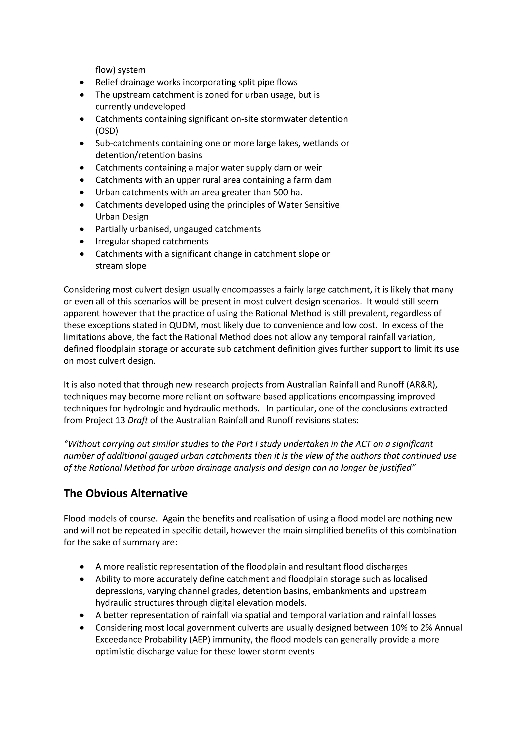 Simplifying stormwater design is costing us money - a short case study ...