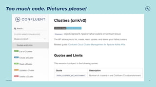 Copyright 2021, Conﬂuent, Inc. All rights reserved. This document may not be reproduced in any manner without the express written permission of Conﬂuent, Inc.
Too much code. Pictures please!
17
 
