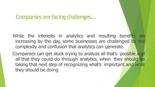 Simplify our analytics strategy
