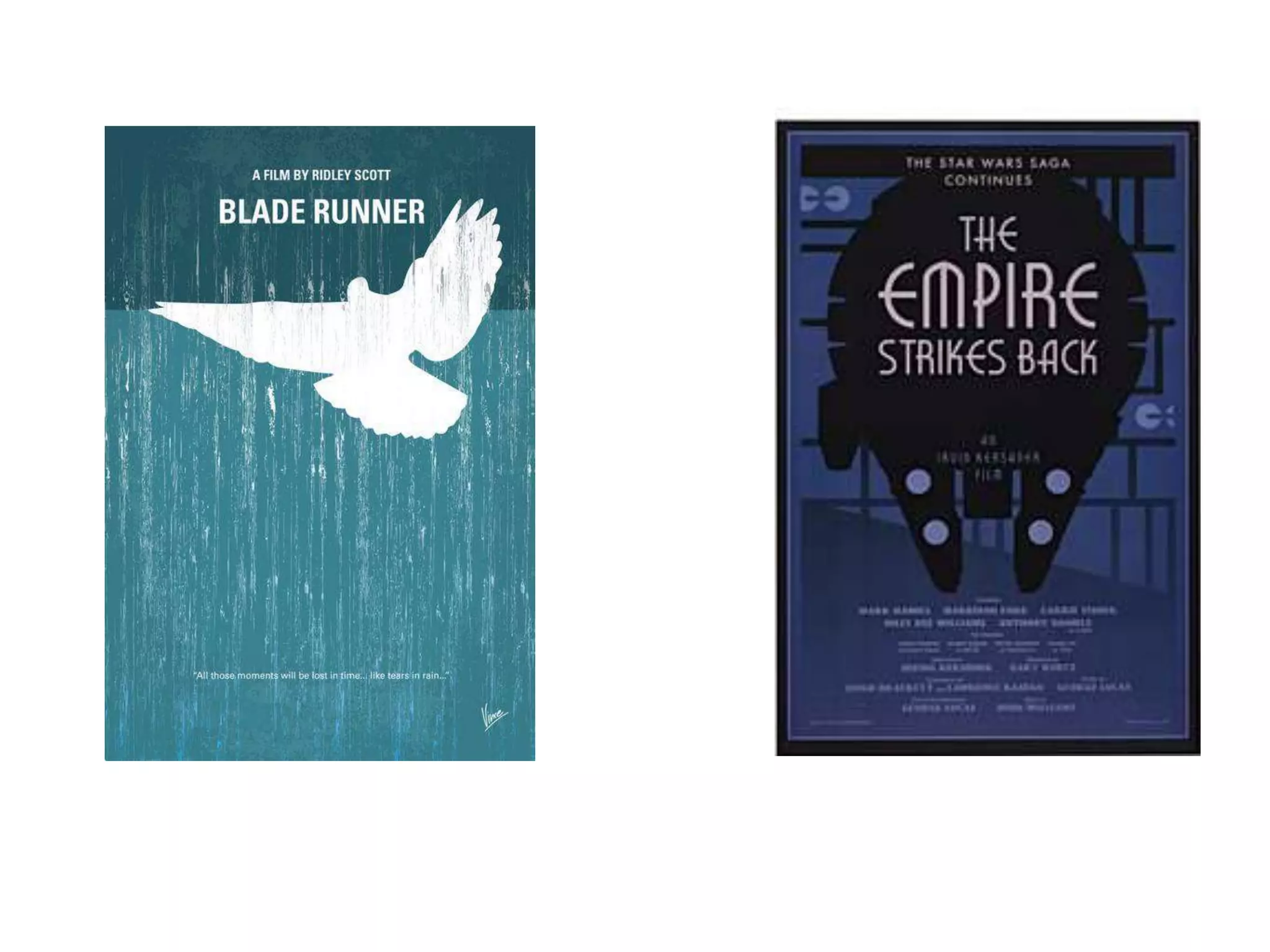 Simplistic posters