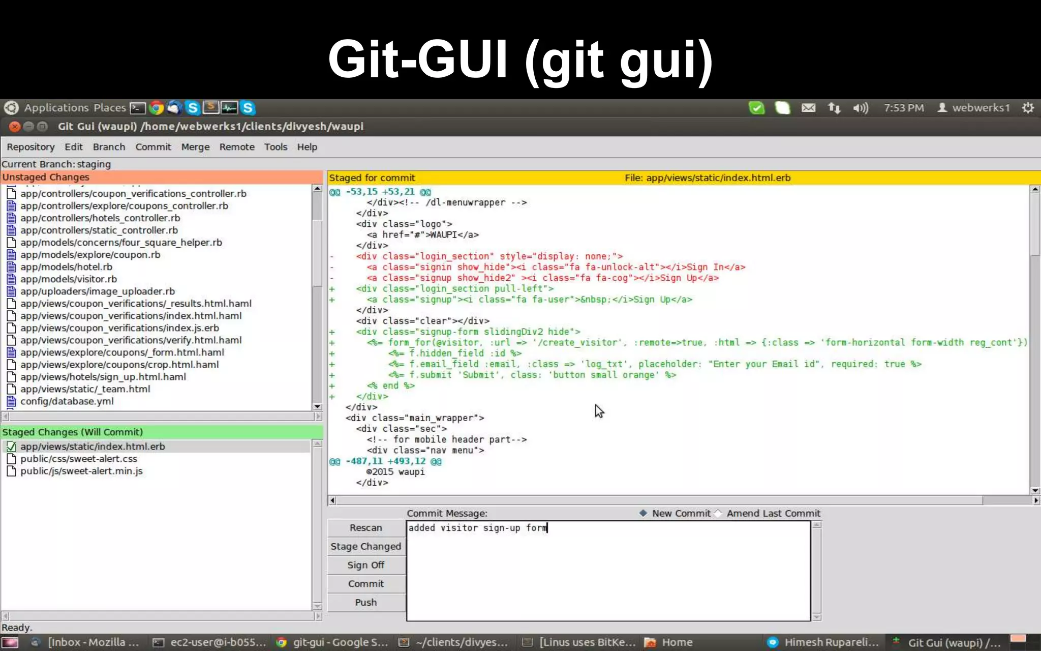 Git-GUI (git gui)
 