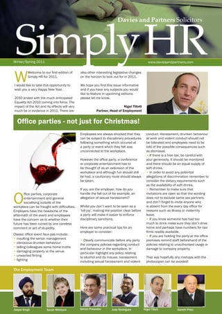 Simply Hr Newsletter Winter 10 11 Email | PDF