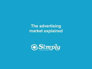 The advertising
                          market explained




Putting you first for online advertising     www.simply.com
 