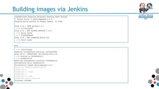 Building images via Jenkins
...
 