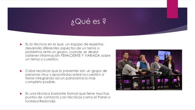 Que es ? Caracteristicas? del SIMPOSIO
