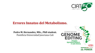 Simposio: Edición de genoma (Webinar introductorio)