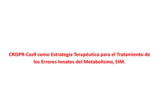 Simposio: Edición de genoma (Webinar introductorio)