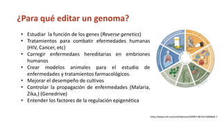 Simposio: Edición de genoma (Webinar introductorio)