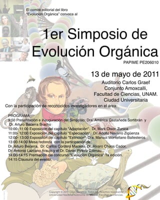Simposio evolución 2011