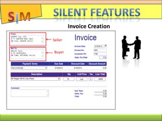 Seller
Buyer
Invoice Creation
 