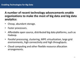 Enabling Technologies for Big Data
A number of recent technology advancements enable
organizations to make the most of big...