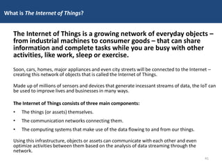 What is The Internet of Things?
The Internet of Things is a growing network of everyday objects –
from industrial machines...