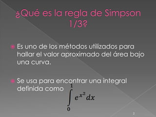 Simpson 1/3