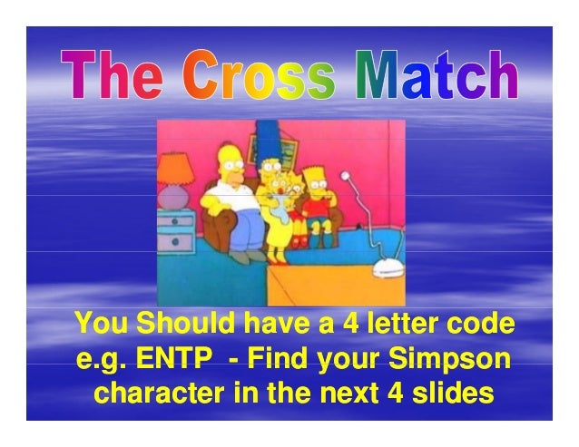 simpson personality test 4 letter personality test