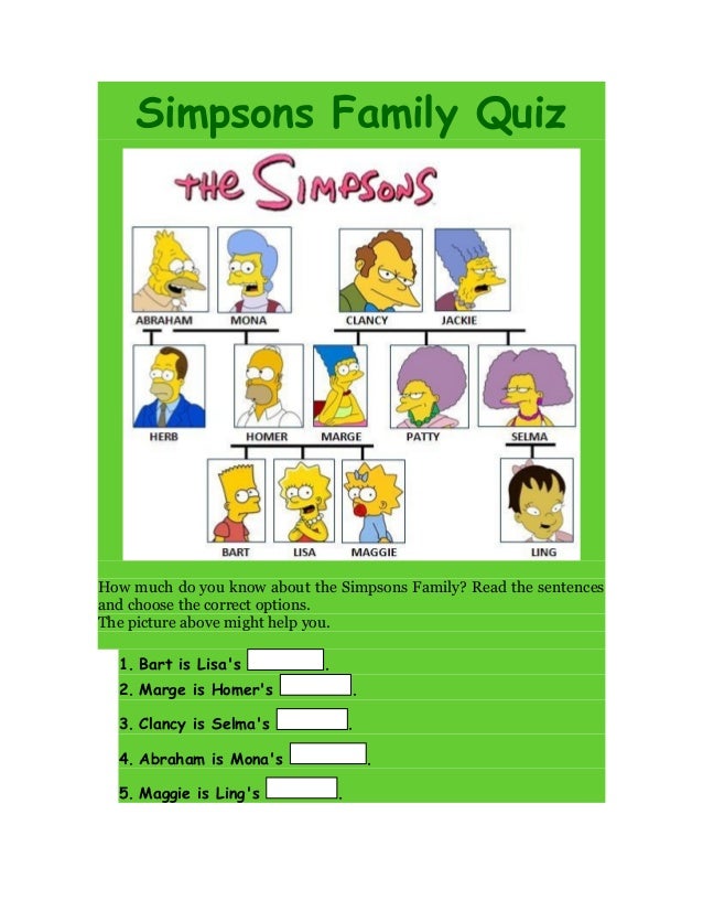 simpsons quiz simpsons quiz
