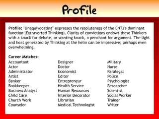 Entj Krusty Type Entj Characterization