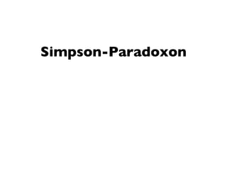 Simpson-Paradoxon 