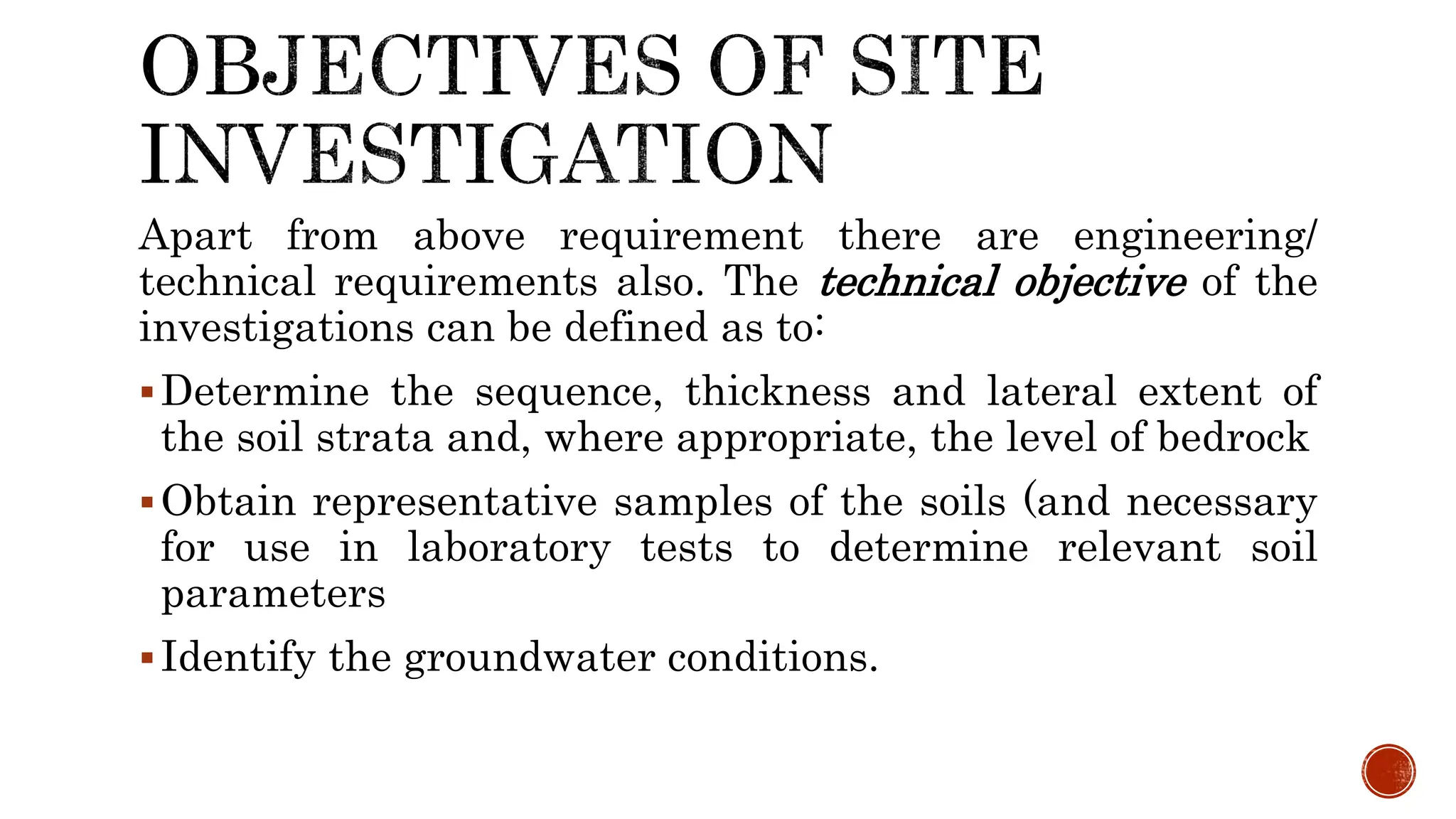 Introduction to Site Investigation Methods | PPTX
