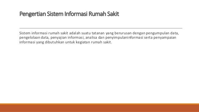 Sistem Informasi Manajemen Puskesmas (SIMPUS) dan SIMRS