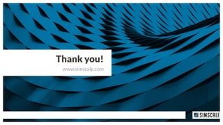 Thank you!
www.simscale.com
 