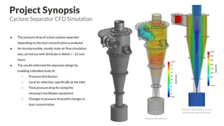 How to Use CFD to Evaluate Your Cyclone Separator Design