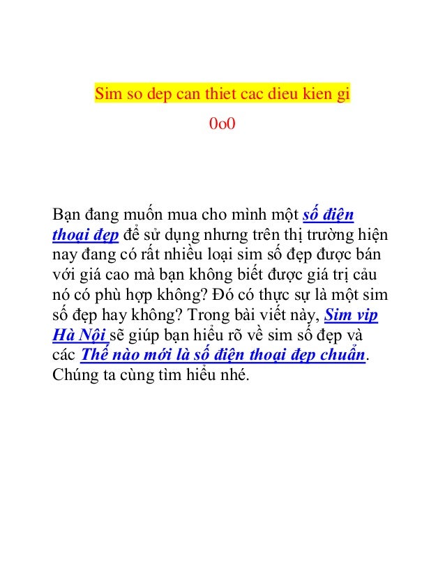 sim so dep ha noi