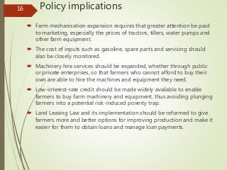 Effect of Labour Movement on Agricultural Mechanization in Cambodia