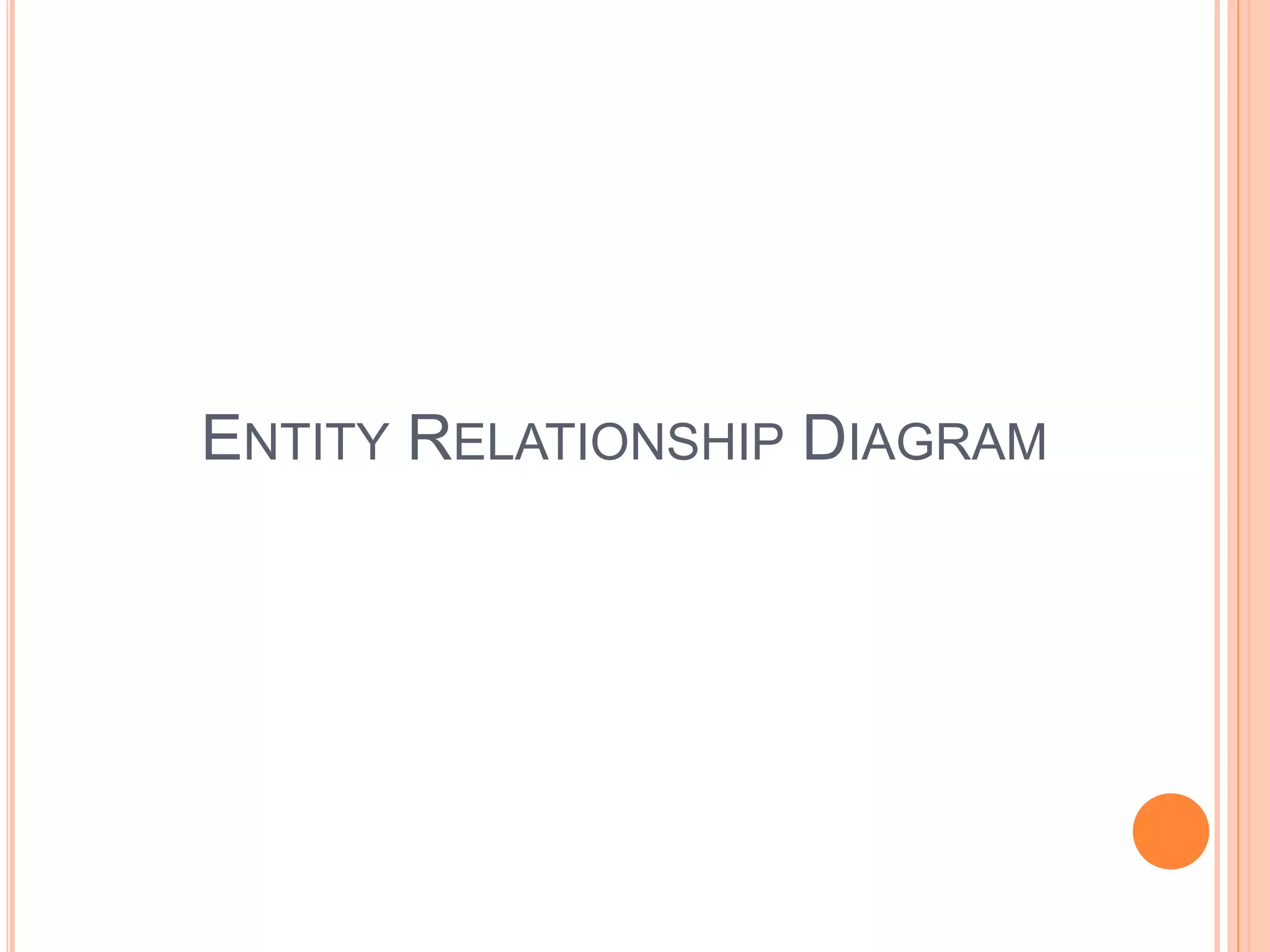 ENTITY RELATIONSHIP DIAGRAM