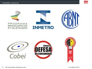 Title of presentation | Department, name 11 de agosto de 201537
 