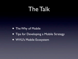 Beyond the iPhone: Delivering Mobile Content & Services