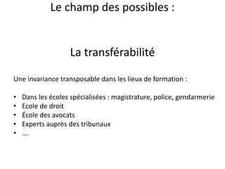 Un dossier étudié en cours pendant un
trimestre à distance
Le cours distanciel La simulation
Les savoirs académiques :
• Un temps pédagogique
• Un espace pédagogique
L’acquisition de compétences :
• Un temps professionnel
• Une espace professionnel
 