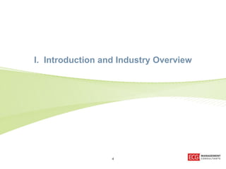 I. Introduction and Industry Overview 
4 
 