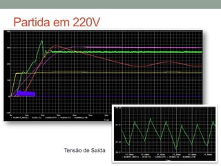 Partida em 220V
Tensão de Saída