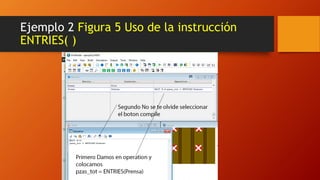 Ejemplo 2 Figura 5 Uso de la instrucción
ENTRIES( )
 