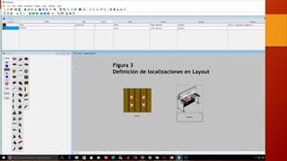Ejemplo 1
Figura 3
Definición de localizaciones en Layout
 
