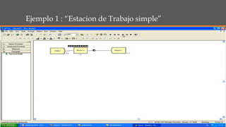 Ejemplo 1 : “Estacion de Trabajo simple”
 
