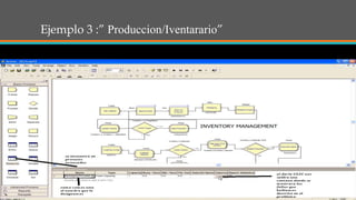 Ejemplo 3 :” Produccion/Iventarario”
 