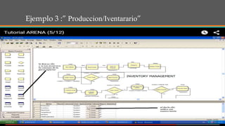 Ejemplo 3 :” Produccion/Iventarario”
 