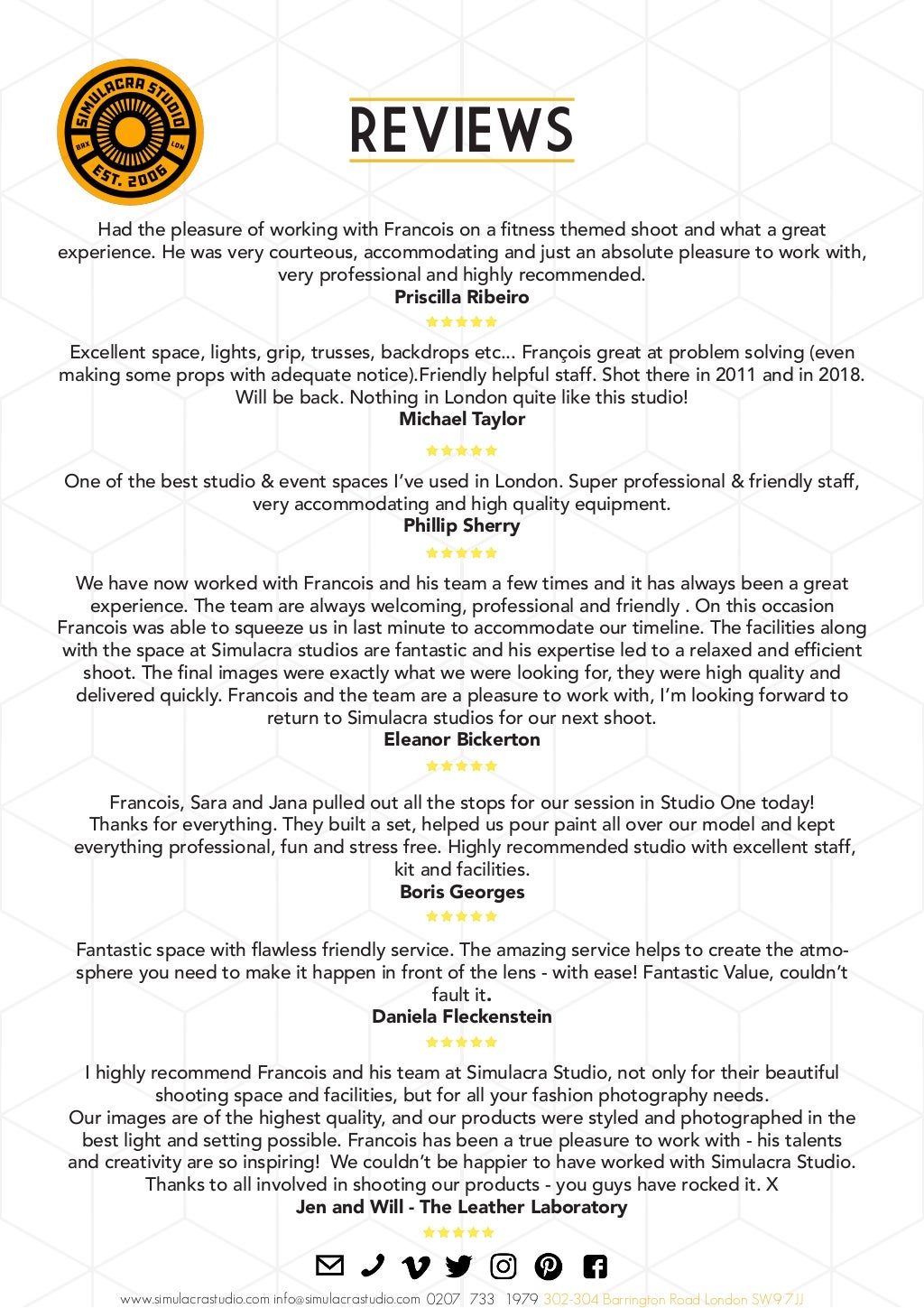 photo studio for hire london