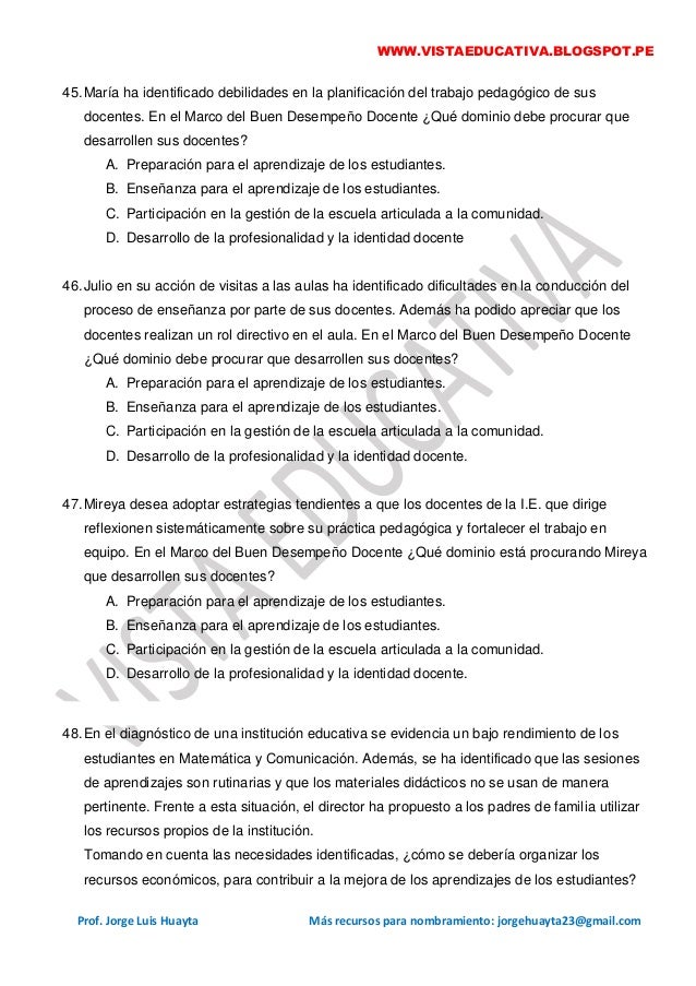 Simulacro 2 - Nombramiento Docente  slideshare