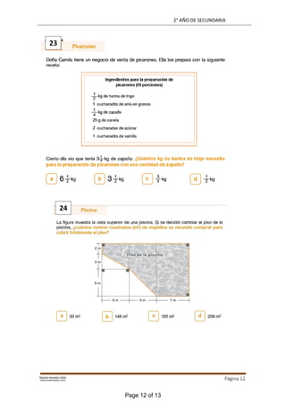 2° AÑO DE SECUNDARIA
Página 12
23
24
Page 12 of 13
 
