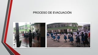PROCESO DE EVACUACIÓN
 