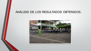 ANÁLISIS DE LOS RESULTADOS OBTENIDOS.
 