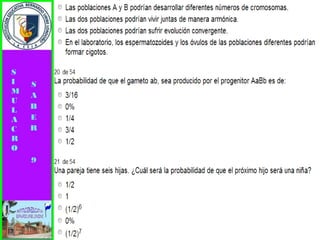 Simulacro pruebas saber 9° elizabeth ramirez 