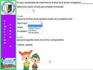 Simulacro pruebas saber 9° elizabeth ramirez 