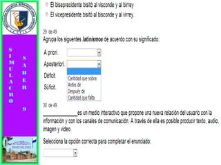 Simulacro pruebas saber 9° elizabeth ramirez 