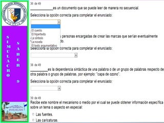 Simulacro pruebas saber 9° elizabeth ramirez 